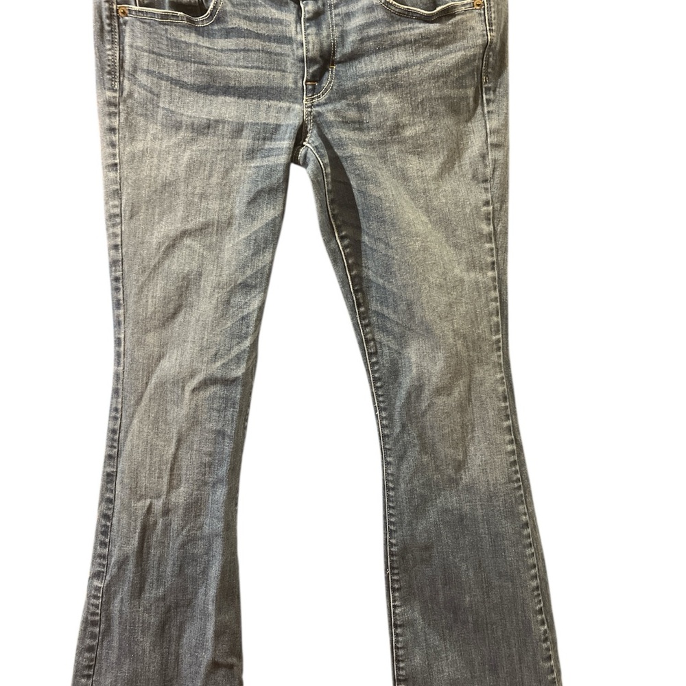 American Eagle Outfitters Gray Flare Jeans